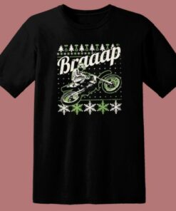 Motocross Braaap Ugly Christmas T Shirt Style 2