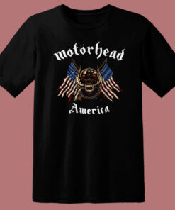 Motorhead America Vintage T Shirt Style 1
