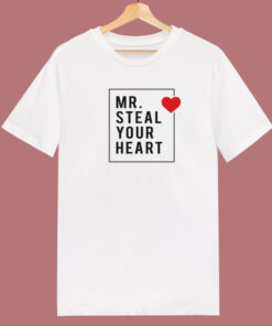 Mr Steal Your Heart Valentine 80s T Shirt Style