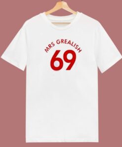 Mrs Grealish 69 Funny 80s T Shirt Style 2