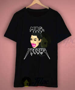 Mrs Yeezus Kim Kardashian Funny T Shirt