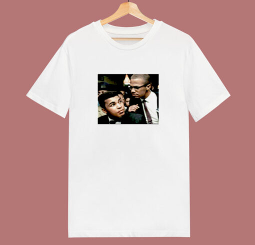 Muhammad Ali Cassius Clay And Malcolm X 80s T Shirt
