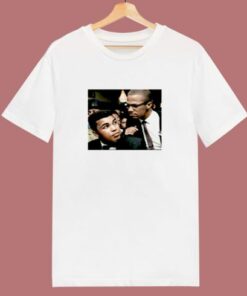 Muhammad Ali Cassius Clay And Malcolm X 80s T Shirt