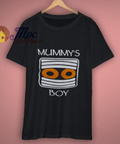 Mummys Boy Halloween Shirt 1