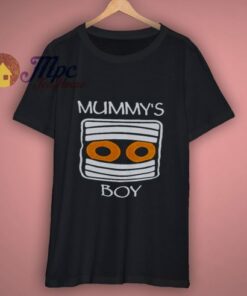Mummys Boy Halloween Shirt 3