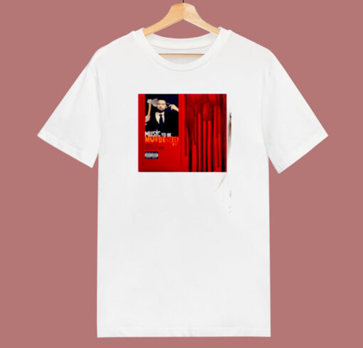 Music To Be Murdered By Cover Album 80s T Shirt