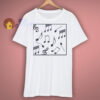 Music art abstract cool edgy print t shirt