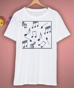 Music art abstract cool edgy print t shirt