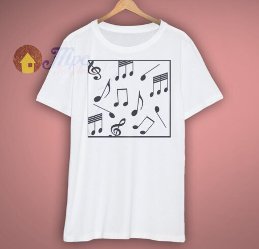 Music art abstract cool edgy print t shirt