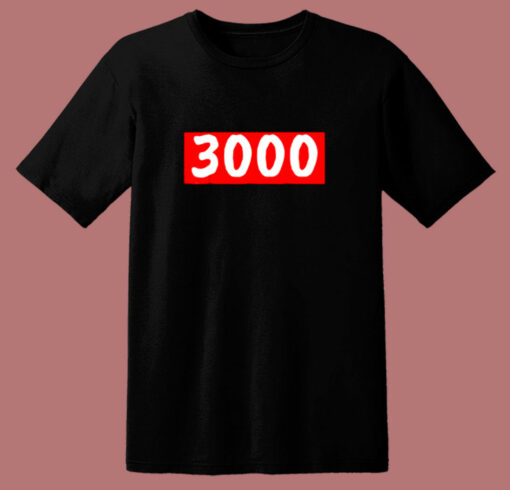 My Favorite Number Is 3000 80s T Shirt