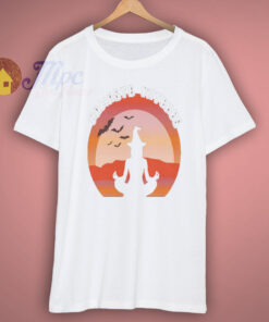 Namaste Witches Sunset Halloween T Shirt