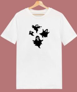 New Off White Cute Ghost 80s T Shirt