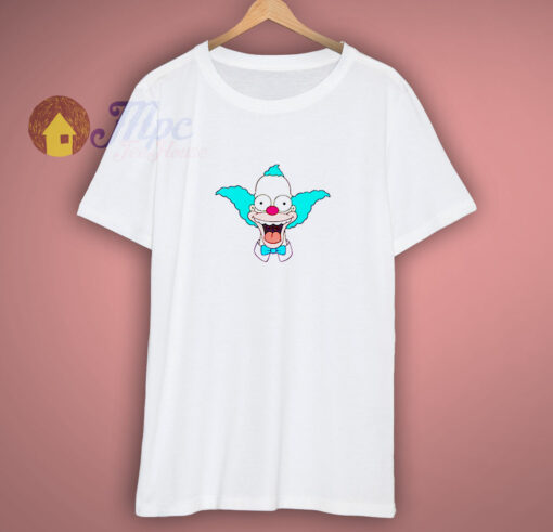 New The Simpsons Krusty Clown Graphic Shirt