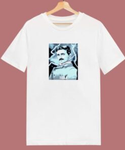 Nikola Tesla Genius Inventor Electric 80s T Shirt 1 Nikola Tesla Genius Inventor Electric 80s T Shirt 2