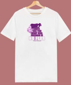 Nina Simone Freedom Is No Fear 80s T Shirt