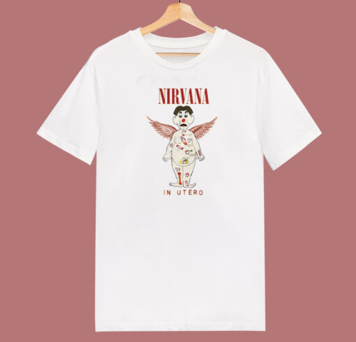 Nirvana In Utero Cartoon T Shirt Style