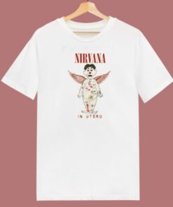 Nirvana In Utero Cartoon T Shirt Style