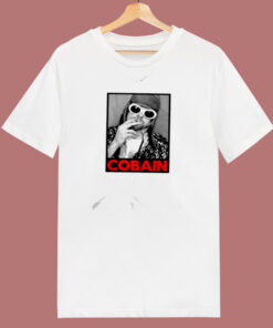 Nirvana Kurt Cobain Smoking Portrait 80s T Shirt 1