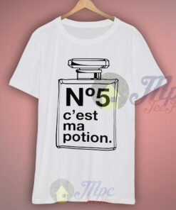 No 5 C’est Ma Potion Quote T Shirt