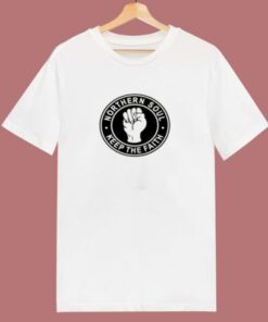 Northern Soul Keep The Faith Logo 80s T Shirt