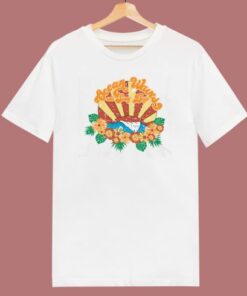 Ocean Waves Sunny Days 80s T Shirt Style