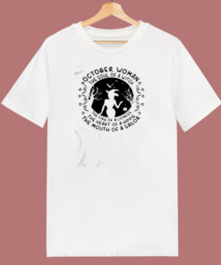 October Woman The Soul Of A Witch 80s T Shirt
