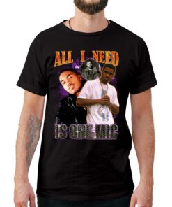 All I Need Is One Mic Nas Vintage Style T-Shirt