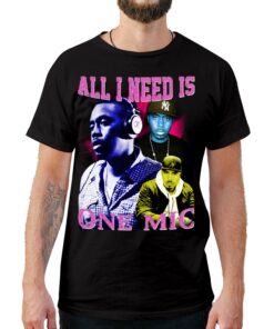 All I Need Is One Mic Vintage Style T-Shirt