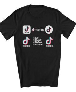 Eat Sleep TikTok Repeat T-Shirt