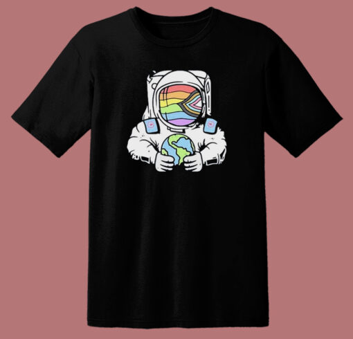 Moon Astronout Pride T Shirt Style