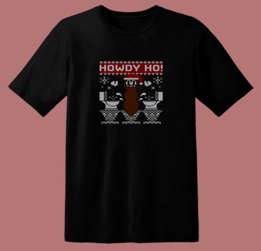 Mr Hankey The Christmas Funny Santa 80s T Shirt