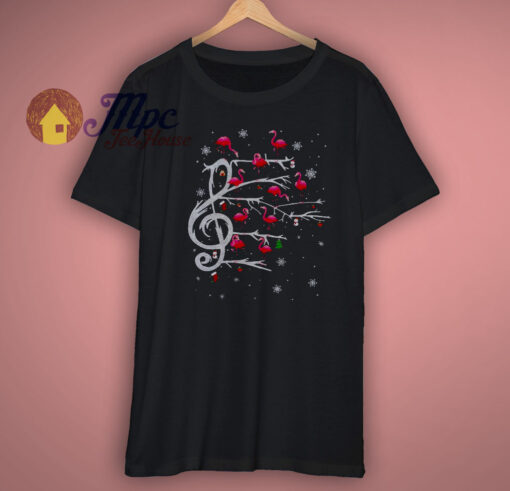 Music Flamingo Christmas Shirt