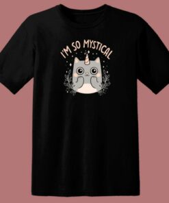 Mystical Kitty Funny 80s T Shirt Style