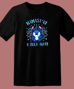 Namast’ay 6 Feet Away Stitch 80s T Shirt Namast’ay 6 Feet Away Stitch 80s T Shirt
