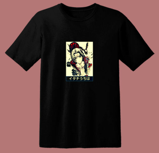 Naruto Itachi Uchiha Anbu Captai 80s T Shirt