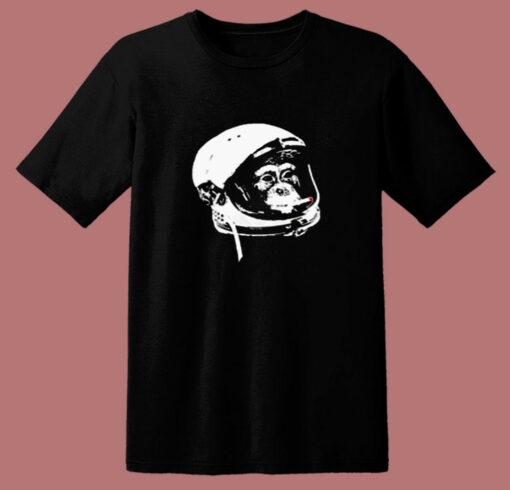 Nasa Monkey Smoking Astronaut Space 80s T Shirt