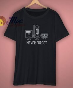 Never Forget Graphic Music Shirt