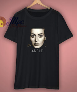 New Adele Top Singer Billboard Black Shirt