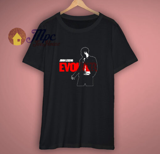 New John Legend Evolver Soul Pop Music Singer Black T Shirt