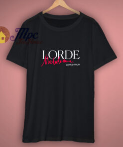 New Lorde World Tour 2018 Pop Music T Shirt