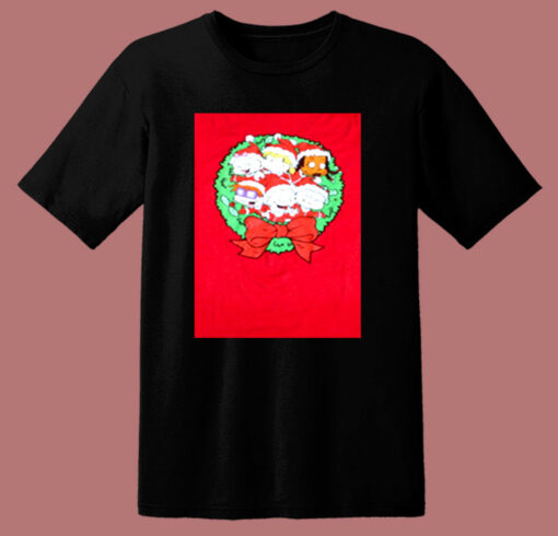 Nickelodeon Rugrats Christmas Cartoon 80s T Shirt