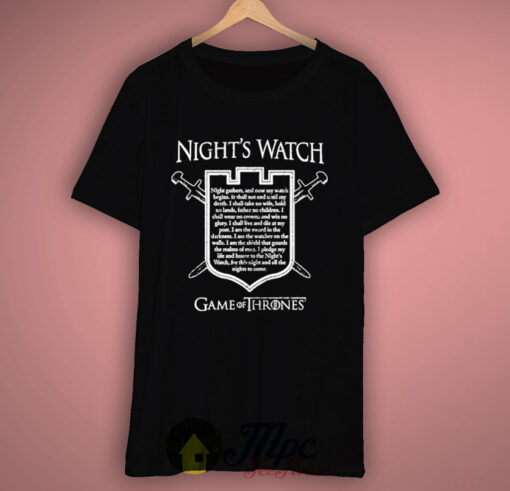 Night Watch Game Of Thrones Quote T Shirt