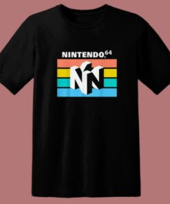 Nintendo 64 Classic Striped T Shirt Style