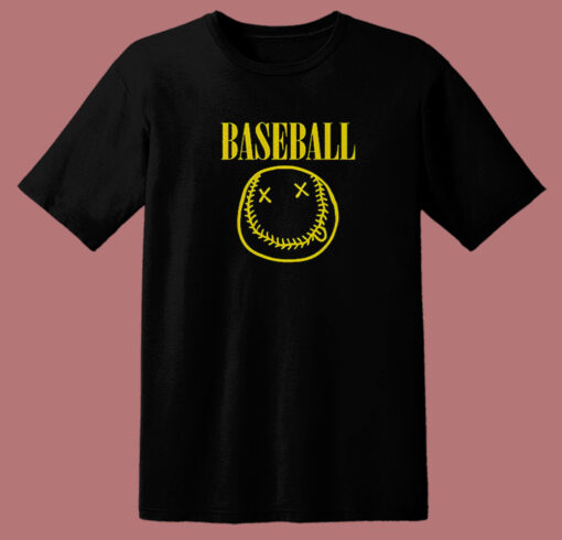 Nirvana Baseball Parody T Shirt Style