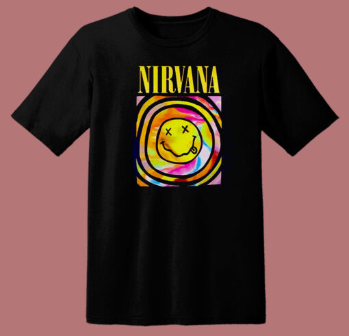 Nirvana Pink Smiley T Shirt Style