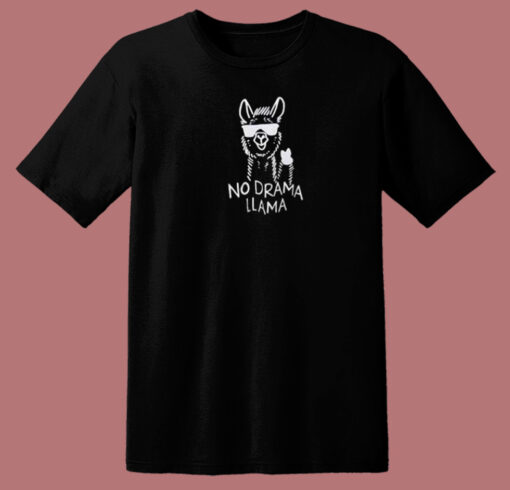 No Drama Llama 80s T Shirt