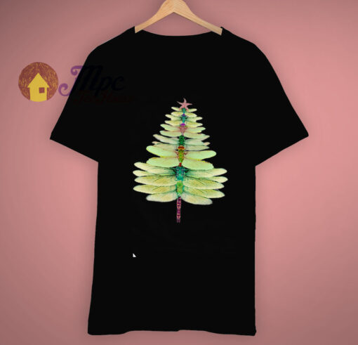 Noel Gift Dragonfly Christmas T Shirt