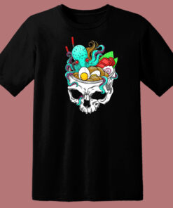 Octopus Skull Ramen 80s T Shirt Style Octopus Skull Ramen 80s T Shirt Style