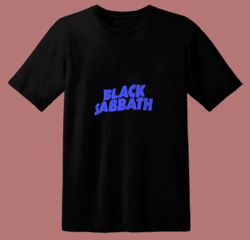 Official Black Sabbath Purple Logo 80s T Shirt