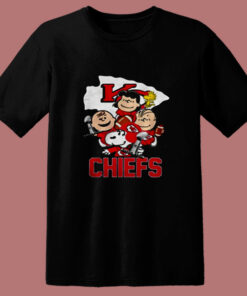 Official Kansas City Chiefs Peanuts 80s T Shirt Official Kansas City Chiefs Peanuts 80s T Shirt